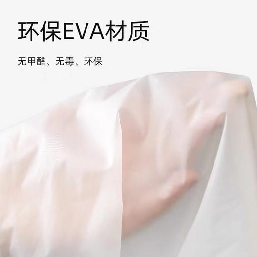 一次性雨衣EVA男女通用加厚140克雨披单人轻薄户外便携长款全身防暴雨磨砂半透明 商品图2