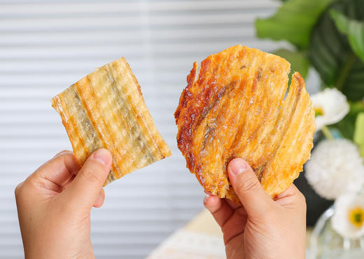 朴食有方烤鱼片(安康鱼片+鳗鱼片) 舟山深海鱼片 非油炸无淀粉 现烤现发 每一片都是新鲜的纯纯鱼肉 商品图0