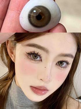 半年抛/日抛双版本：麦芽糖 O-12 | 半年抛是4youthcon / 日抛是oceangirl 大直径14.5 着色13.9 (完整的选款色板在详情页内 同品牌多副更划算) ：混血美瞳