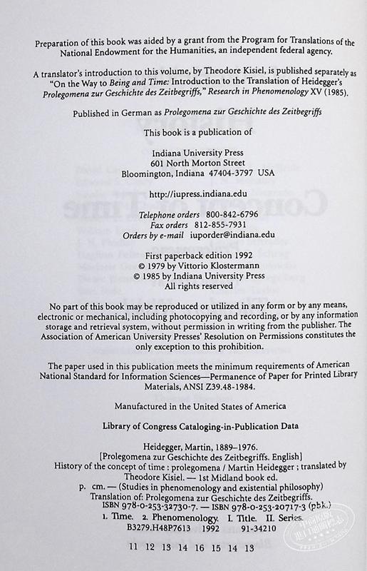 预售 【中商原版】海德格尔：时间概念史导论 英文原版 History of the Concept of Time Martin Heidegger 商品图4