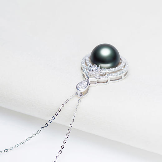 奥利维拉  珍珠套装  大溪地黑珍珠吊坠   心动的感觉  新年来袭 商品图11