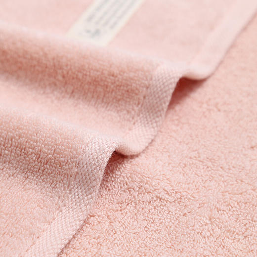 洁丽雅（Grace）新疆棉毛巾 长绒棉A类毛巾2条装 纯棉加厚柔软强吸水洗脸巾 72×34cm 樱花粉+素雅绿 商品图6