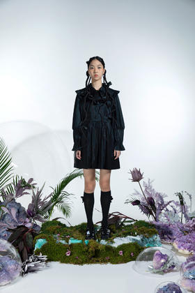 女士梭织连衣裙