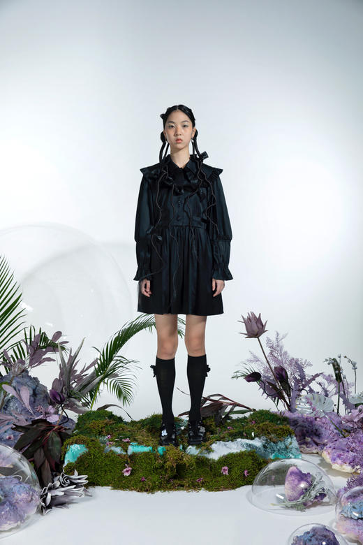 女士梭织连衣裙 商品图0