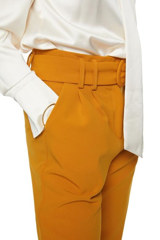 SUMMER & SAGE 简约黄色高腰长裤 5461 商品图2