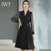 IWY/黑色新款高端正装连衣裙女小个子气质名媛职业装裙子收腰显瘦Q729-B 商品缩略图1