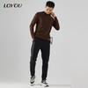 【名盾】LOYOU/朗逸秋冬新品男士羊毛衫圆领长袖休闲纯色针织打底衫 商品缩略图2
