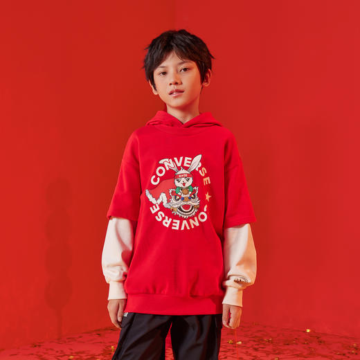 CONVERSE 春 大童 小童 卫衣 CNVN-PO-D693 商品图1