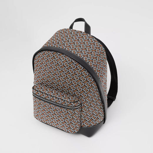 BURBERRY 巴宝莉 男士TB专属标识印花皮革双肩包 混色 8059064 A2598 商品图1