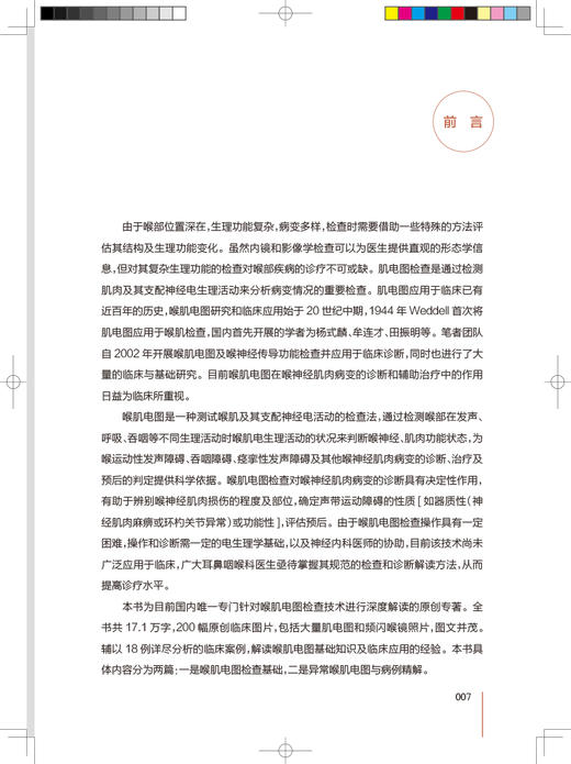 喉肌电图临床应用 徐文著 附视频 喉部应用解剖 异常喉肌电图病例精解 临床喉肌电图技术解读参考书 人民卫生出版社9787117337939 商品图2