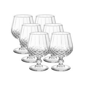 法国进口CDA长胜白兰地酒杯xo洋酒杯家用高端水晶玻璃杯干邑烈酒杯6头套装320ml