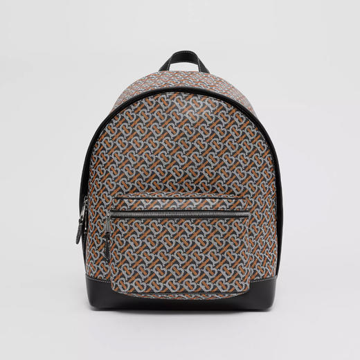 BURBERRY 巴宝莉 男士TB专属标识印花皮革双肩包 混色 8059064 A2598 商品图0