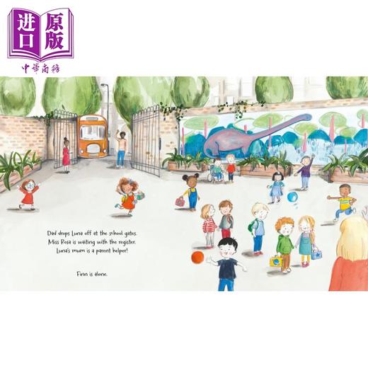 【中商原版】Fiona Lumbers 儿童绘本3册套装 璐娜的图书馆活动日 艺术 跳舞 Luna Loves Library Day Art Dance 英文原版进口 商品图2