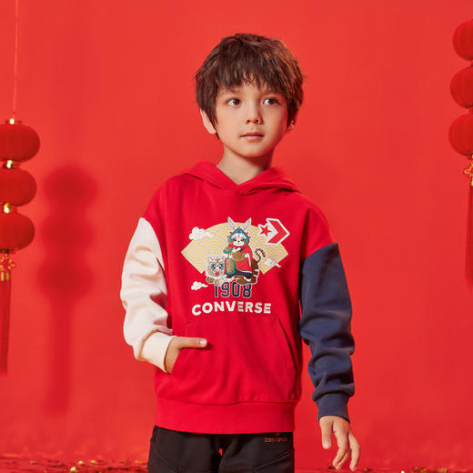 CONVERSE 春 大童 小童 婴童 卫衣 CNVB-PO-D524 商品图3