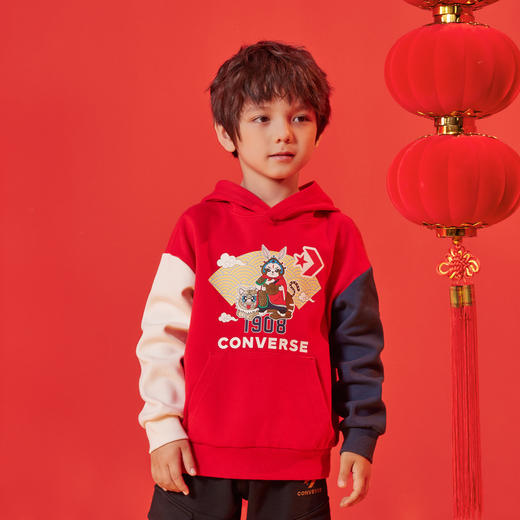 CONVERSE 春 大童 小童 婴童 卫衣 CNVB-PO-D524 商品图2