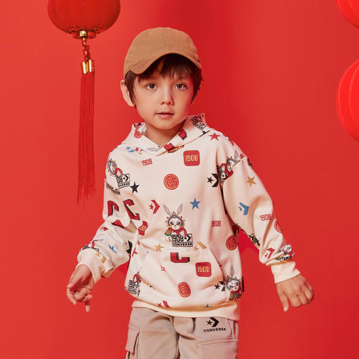 CONVERSE 春 大童 小童 卫衣 CNVB-PO-D523 商品图3