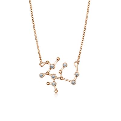 ROSEONLY 玫瑰珠宝-星座经典 线性项链 18K玫瑰金 商品图1