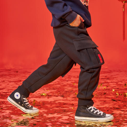 CONVERSE 春 大童 小童 婴童 长裤 CNVB-KN-D527 商品图3