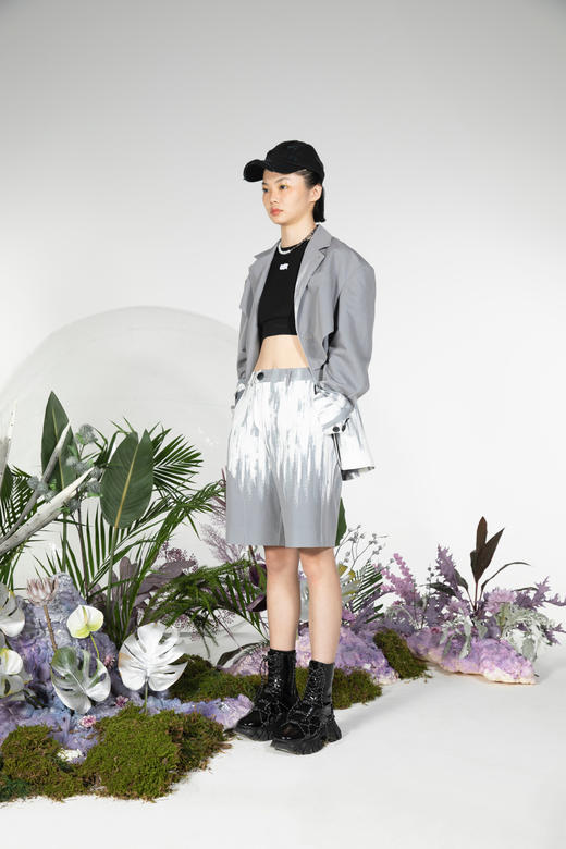 女士梭织短裤 商品图1