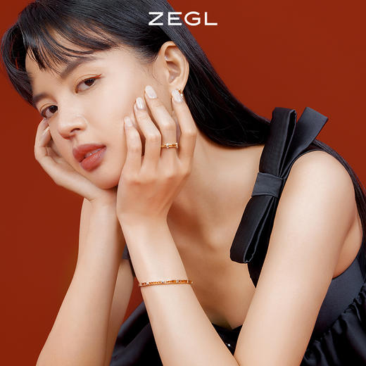 ZEGL设计师本命年系列如意兔手镯女ins小众设计高级感开口手饰品 商品图2