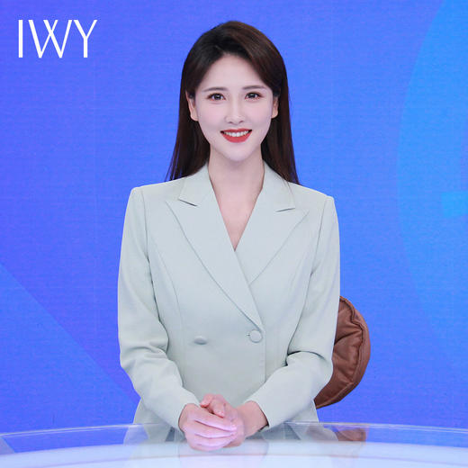 IWY/浅色西装套装女秋冬季修身商务主持人正装西服职业装美容院工作服CP12307 商品图1