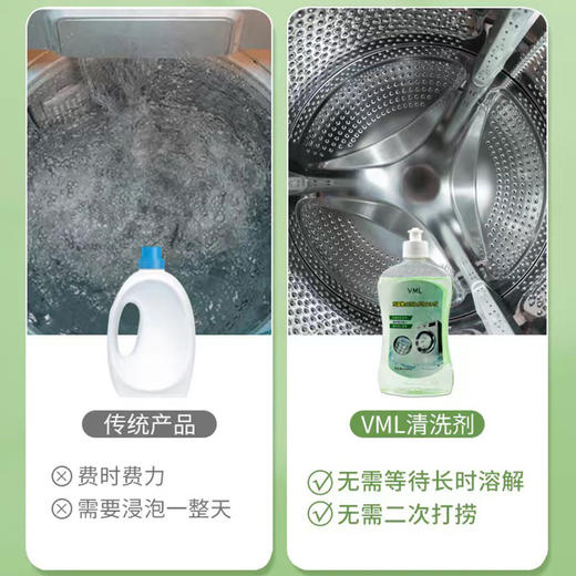 【清新味道】VML洗衣机槽清洁剂 无需加热水或长时浸泡清洗 简单操作 清洗方便 商品图4