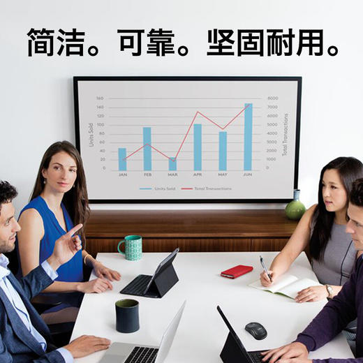 罗技（Logitech）M220 轻音鼠标 无线鼠标 办公鼠标 对称鼠标 带无线微型接收器 灰黑色 商品图5