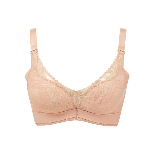 都市丽人舒软挺塑调整型内衣AB:中厚C:薄3/4杯蕾丝塑身文胸四排树脂胶圈LJ3AA1 商品图5