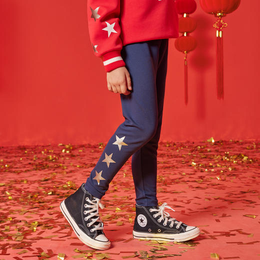 CONVERSE 春 大童 小童 婴童 打底裤 CNVG-LE-D556 商品图4