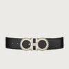 FERRAGAMO 菲拉格慕 男士皮革双面可调式 GANCINI扣饰 腰带 黑色 67 0141 754465 商品缩略图0
