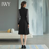 IWY/黑色新款高端正装连衣裙女小个子气质名媛职业装裙子收腰显瘦Q729-B 商品缩略图3
