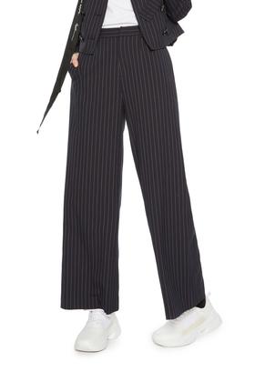 TONGRI曈日 条纹高腰阔腿裤 3905