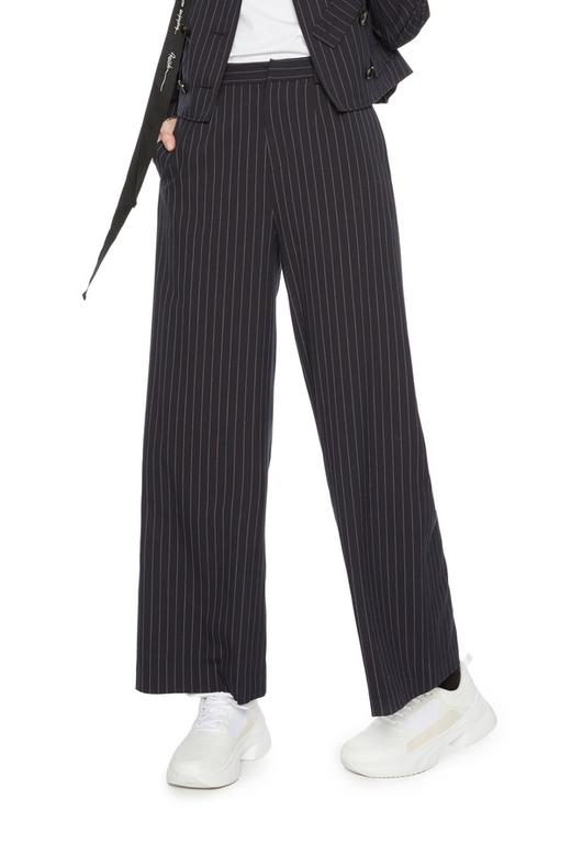 TONGRI曈日 条纹高腰阔腿裤 3905 商品图0