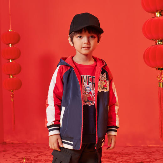 CONVERSE 春 大童 小童 婴童 夹克 CNVB-MW-D496 商品图3