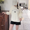 P&X设计师女装 2022冬季中长款卫衣休闲流行款 822417715 米色 商品缩略图1