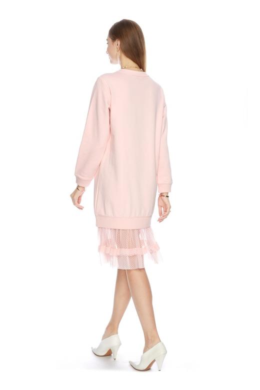 OCHIRLY欧时力 网纱拼接套头连衣裙 4176 商品图2