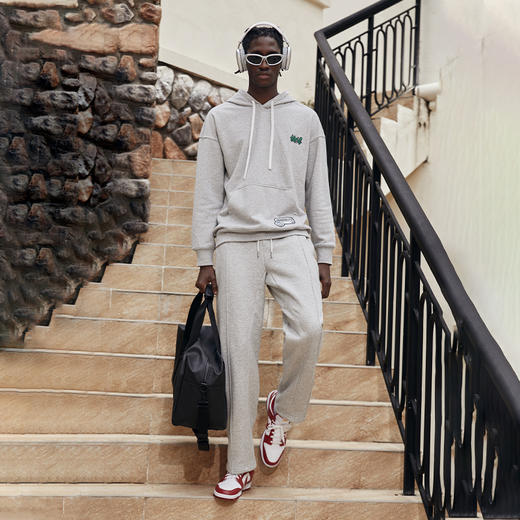 UZIS运动裤男针织直筒宽松篮球运动长裤跑步健身休闲加绒卫裤切割 商品图4