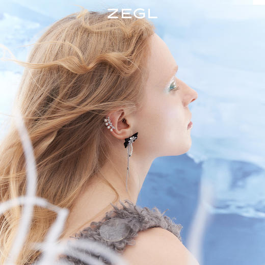 ZEGL设计师在逃公主耳妆盘女耳夹女无耳洞耳环耳骨夹耳钉银针耳饰 商品图3