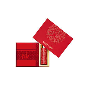 WENSLI/万事利 《颂福满杯》-颂福彩保温杯礼盒（真丝款）