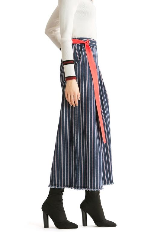 ELLA JADE 条纹阔腿牛仔裤 344 商品图3