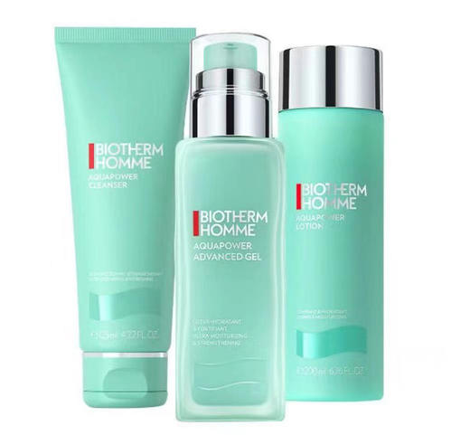 碧欧泉新款男士套装水动力补水保湿护肤三件套洗面奶爽肤水乳液 商品图0