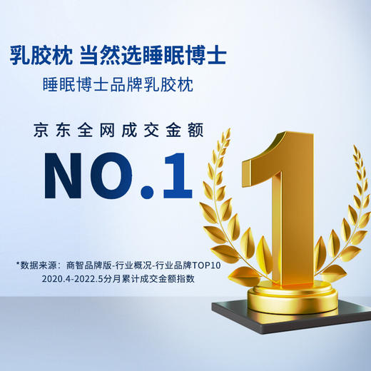 睡眠博士 泰国乳胶枕原装进口天然乳胶枕头成人泰国乳胶枕头芯 橡胶枕芯 成人颈椎枕头睡眠枕头 95%乳胶含量 商品图1