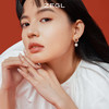 ZEGL设计师本命年系列如意兔子耳环女红玛瑙耳钉耳夹人造珍珠耳饰 商品缩略图2