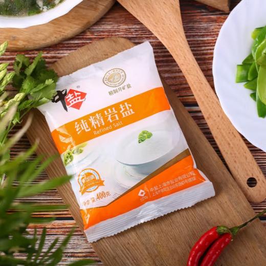 400g中盐牌未加碘纯精岩盐 商品图0