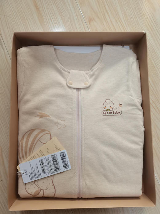 棉果果彩棉双层分腿薄款睡袋 双层彩棉，内层不加棉，建议夏季或暖气房使用微商城发货不带礼盒M505570122736 商品图4