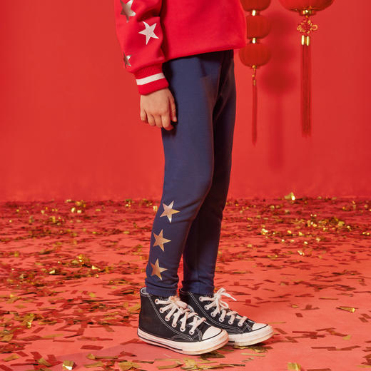 CONVERSE 春 大童 小童 婴童 打底裤 CNVG-LE-D556 商品图3