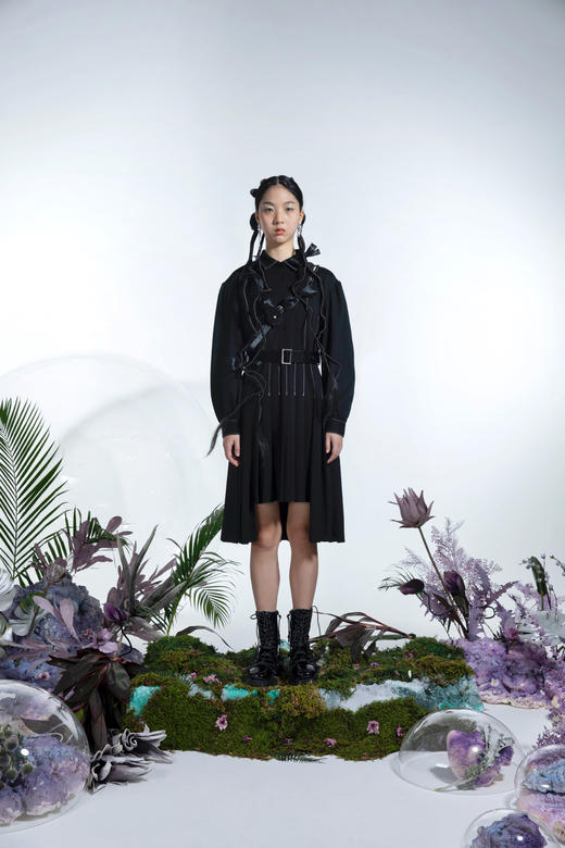 女士梭织连衣裙 商品图0