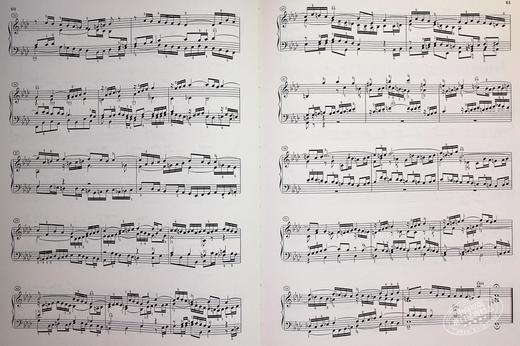 【中商原版】The Well Tempered Clavier Part I BWV 846 869 进口艺术 巴赫十二平均律集 钢琴独奏带指法 商品图4