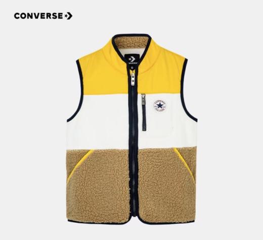 converse匡威童装冬新款拼色羊羔绒保暖马甲砍肩休闲CV2242054 商品图3