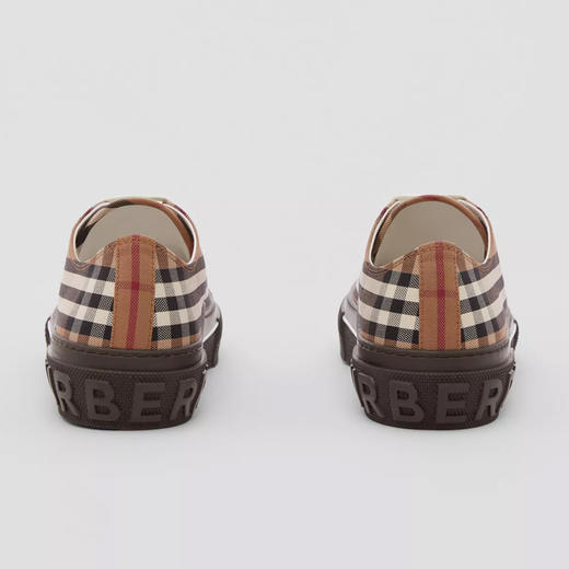 BURBERRY 巴宝莉 女士 Vintage 格纹棉质休闲运动鞋 格子 8060387 A8894 商品图2